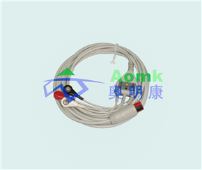 BIONET一体三导联线[扣式]
